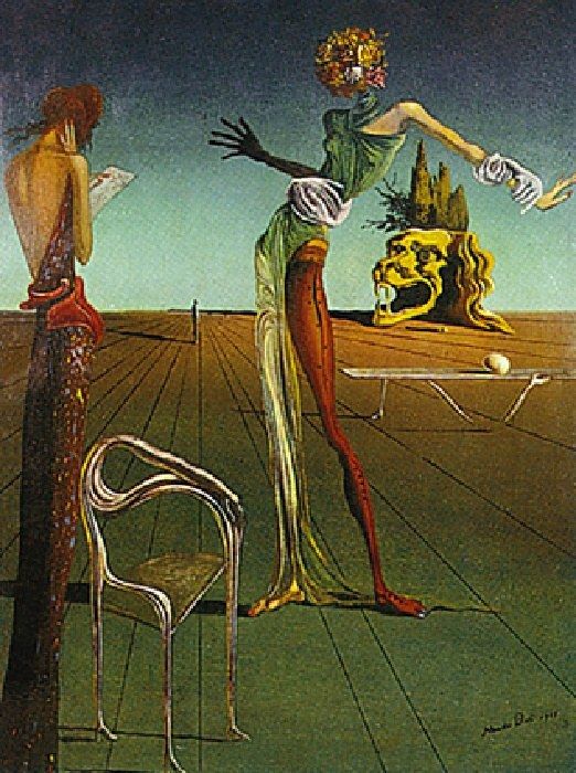 Salvador Dali Woman With Head of Roses